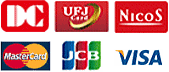 DC,UFJ,NICOS,mastercard,JCB,VISA